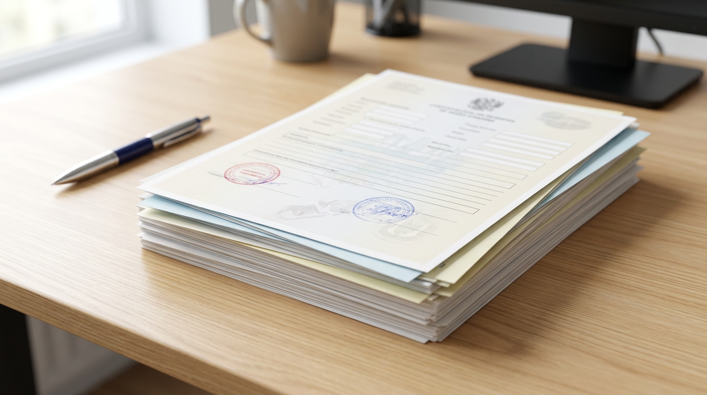 Import documentatie checklist