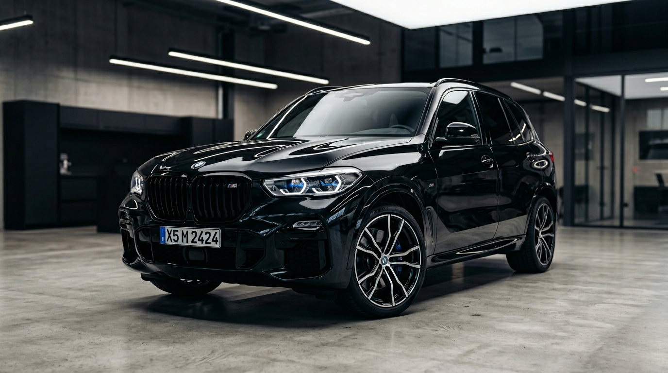 Zwarte BMW X5 M Sport